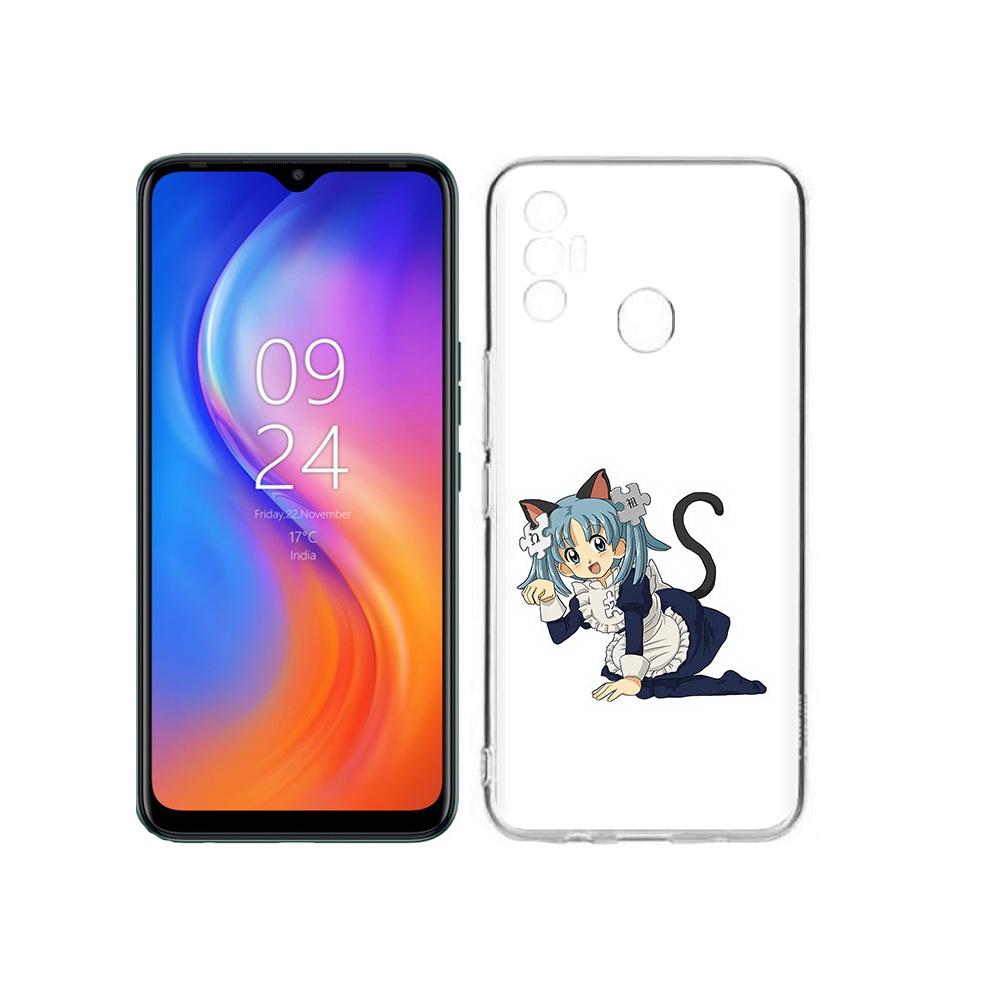 

Чехол MyPads Tocco для Tecno Spark 7 аниме3, Прозрачный, Tocco