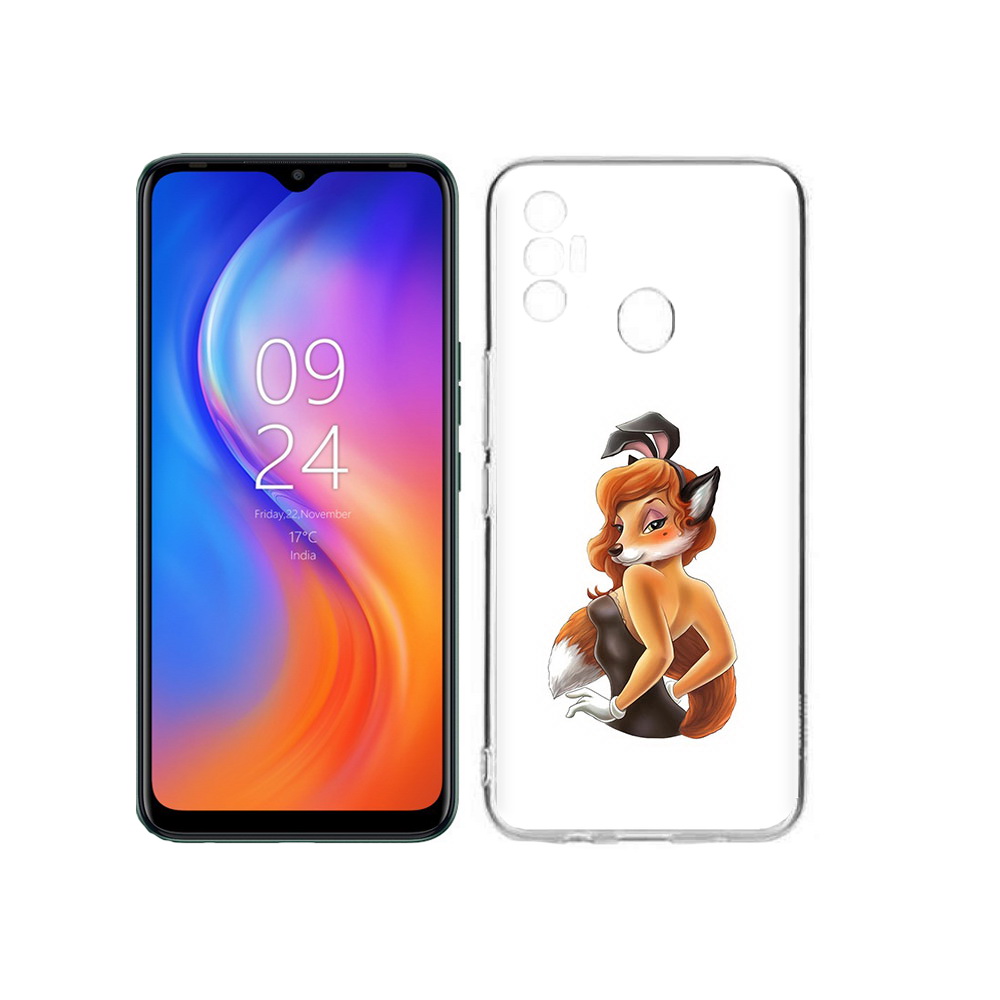 

Чехол MyPads Tocco для Tecno Spark 7 баронесса, Прозрачный, Tocco