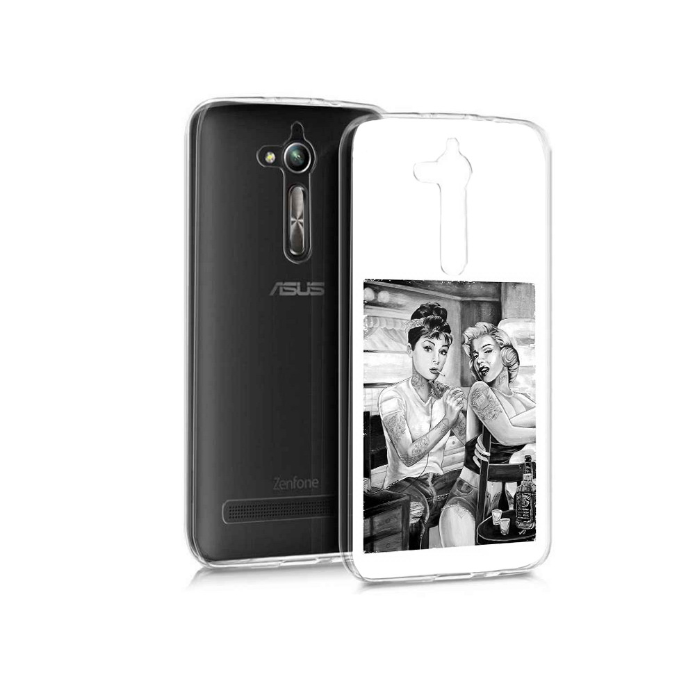 Чехол MyPads Tocco для Asus ZenFone Go (ZB500KL) тату мастер