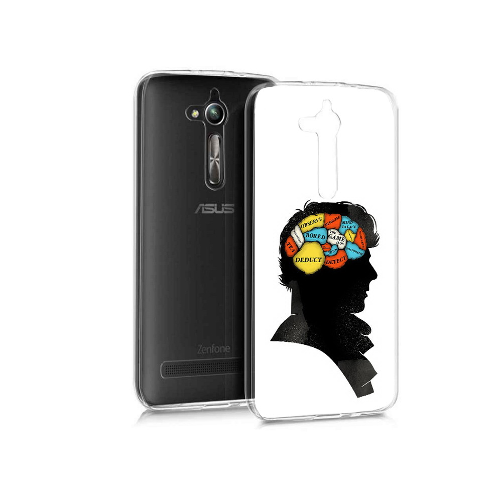 

Чехол MyPads Tocco для Asus ZenFone Go (ZB500KL) темный рисунок, Прозрачный, Tocco