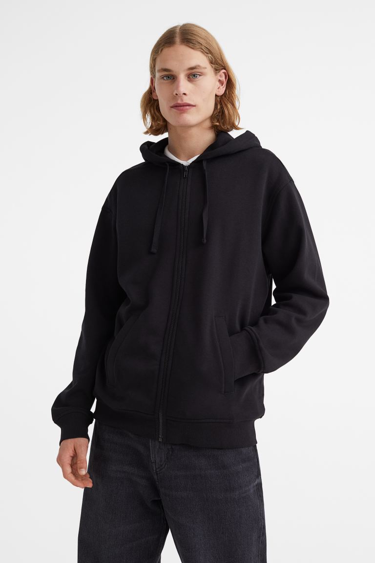 

Толстовка мужская H&M 1099776001 черная L (доставка из-за рубежа), 1099776001