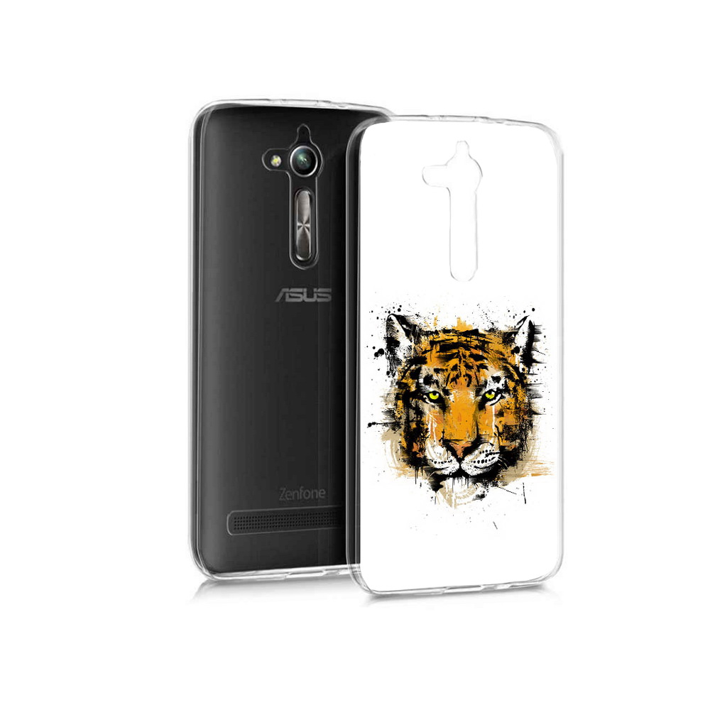 

Чехол MyPads Tocco для Asus ZenFone Go (ZB500KL) тигруля, Прозрачный, Tocco