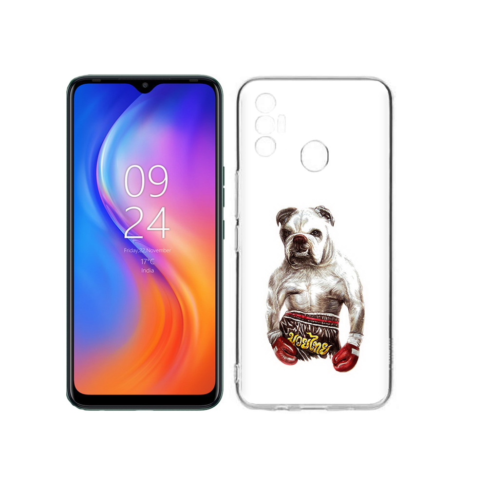 

Чехол MyPads Tocco для Tecno Spark 7 боксер, Прозрачный, Tocco