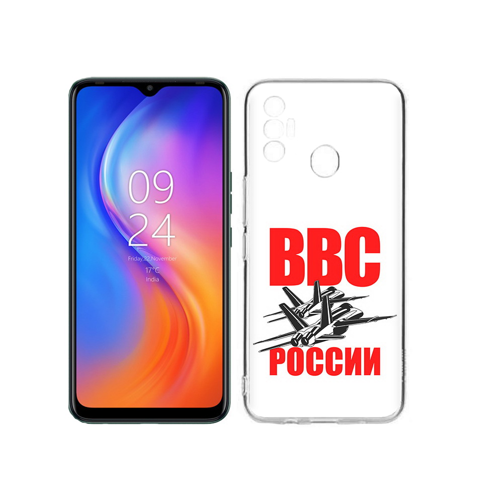 

Чехол MyPads Tocco для Tecno Spark 7 ввс, Прозрачный, Tocco