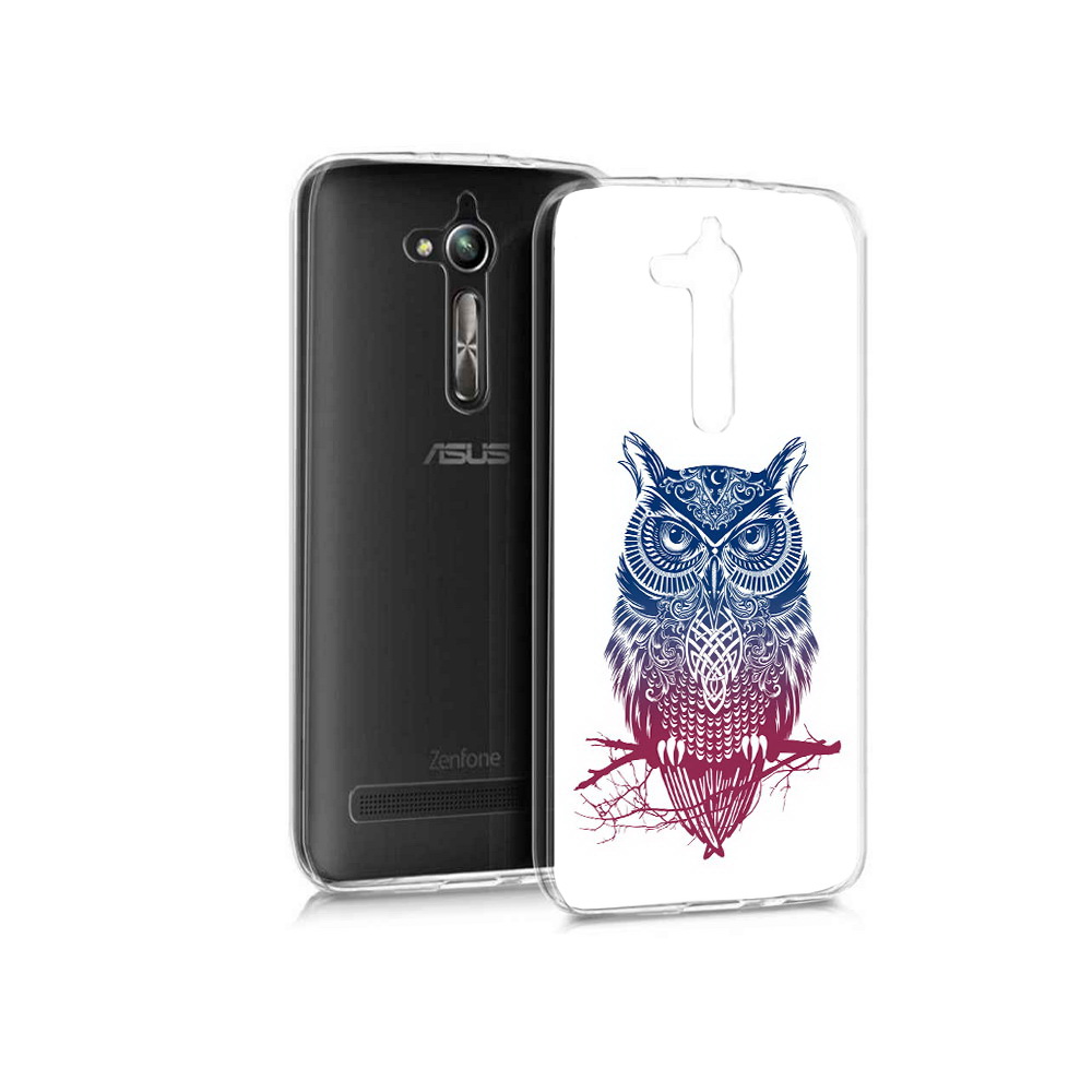 Чехол MyPads Tocco для Asus ZenFone Go (ZB500KL) хиппи сова