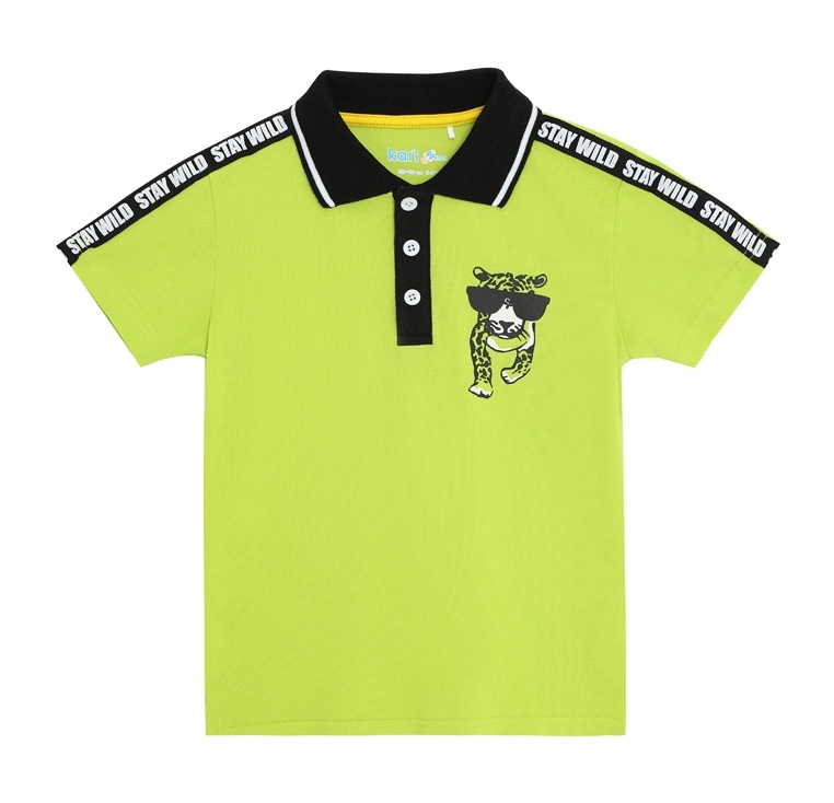 

Футболка детская Kari Kids SS24C64401024, светло-зеленый, 116, 228804