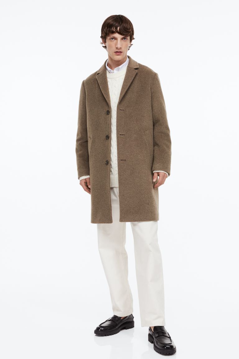 

Пальто мужское H&M 1099971001 коричневое XS (доставка из-за рубежа), Коричневый, 1099971001