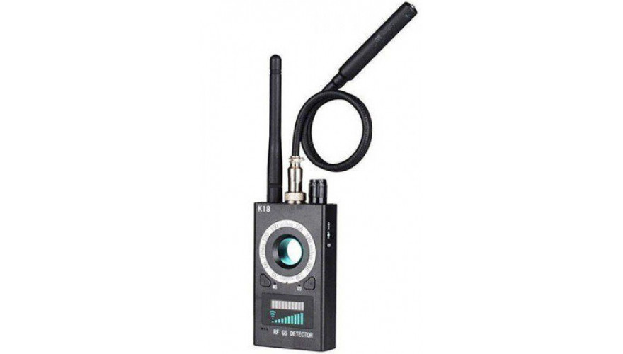 Детектор скрытых камер и жучков SPEC K18 устройство обнаружения камер поисковик скрытых камер и жучков spec k99rf обнаружитель прослушки детектор камер