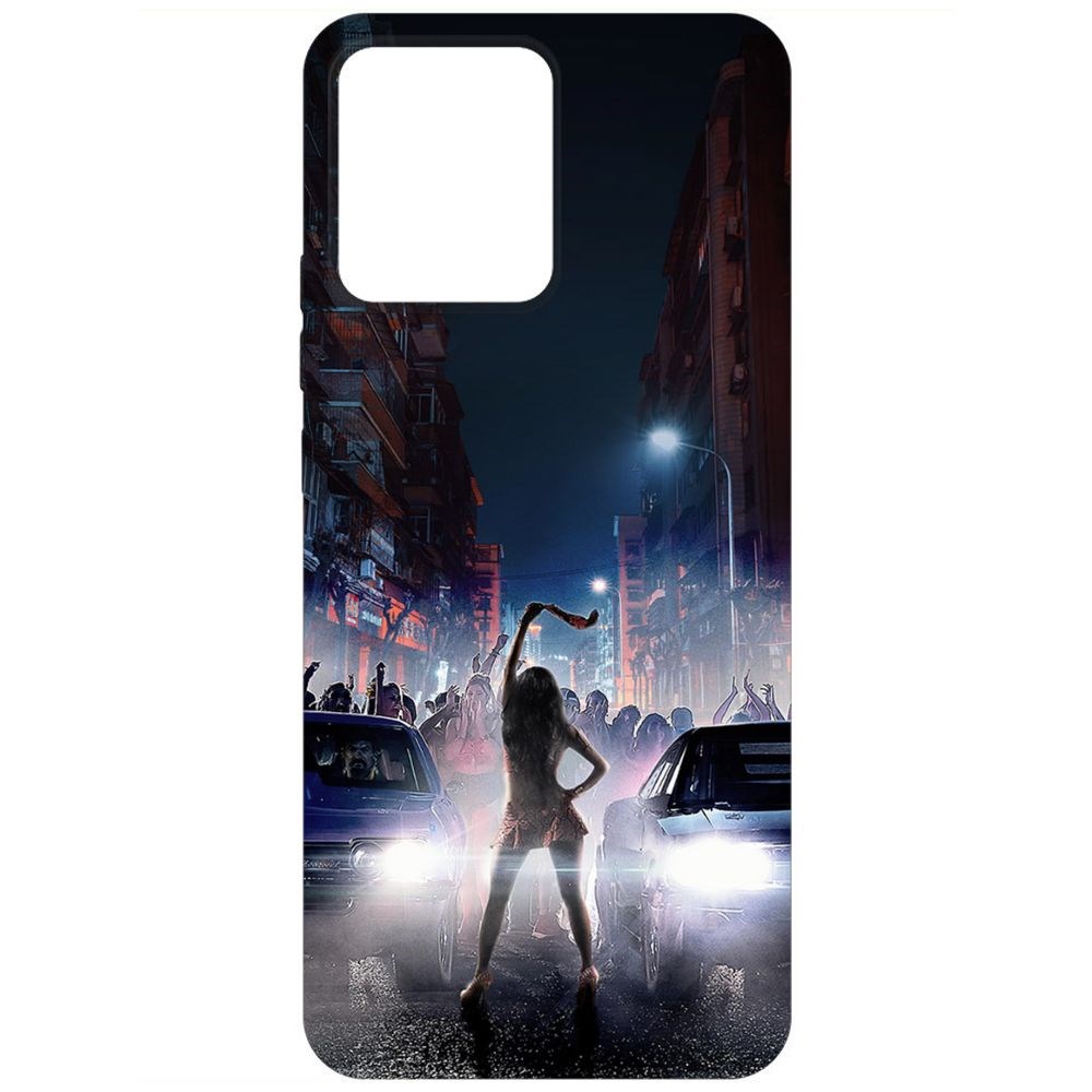

Чехол-накладка Krutoff Soft Case Форсаж. Стритрейсинг для Realme Narzo 50i Prime черный