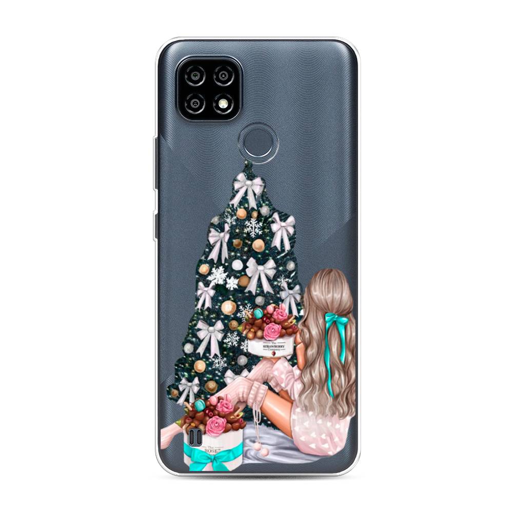 

Чехол на Oppo Realme C21Y "New Year", Зеленый;бежевый;голубой, 2510950-5
