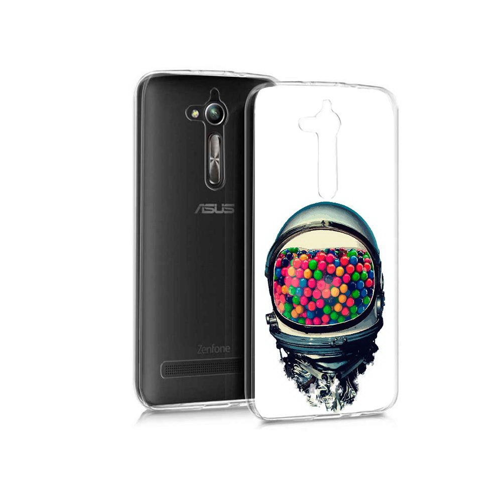 

Чехол MyPads Tocco для Asus ZenFone Go (ZB500KL) шлем космонавта, Прозрачный, Tocco