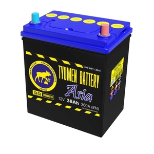

Аккумулятор Tyumen Asia 38 Ач 360А обратная полярность
