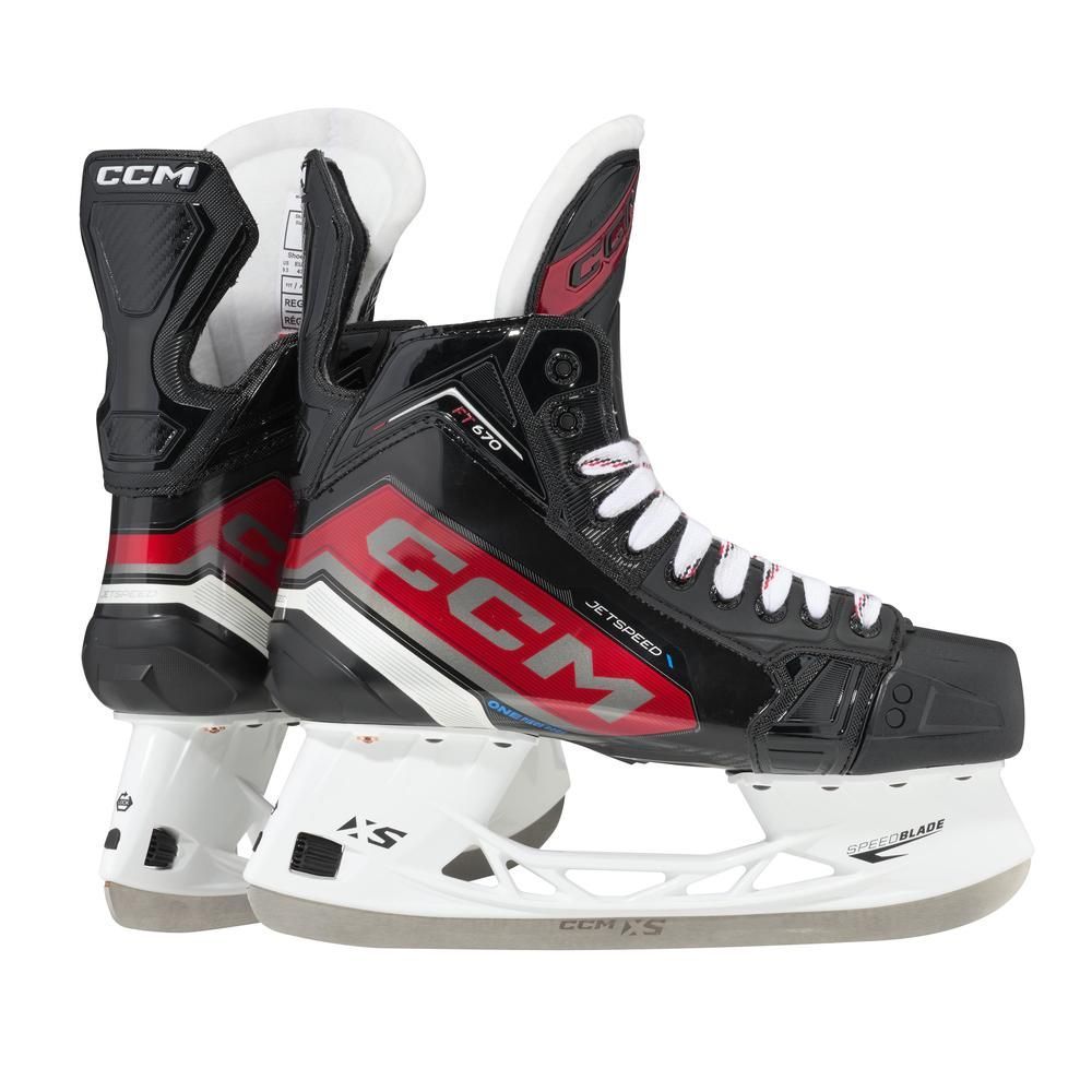

ССМ Коньки хоккейные SK JETSPEED FT670 SR REGULAR 8.0, Черный;красный;белый, SK JETSPEED FT670 SR REGULAR