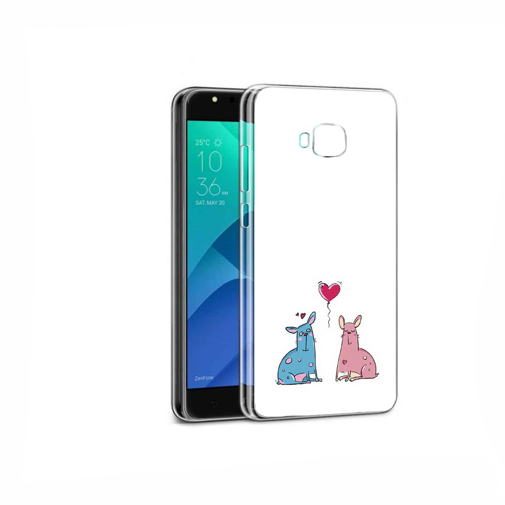 Чехол MyPads Tocco для Asus ZenFone 4 Selfie Лама любовь