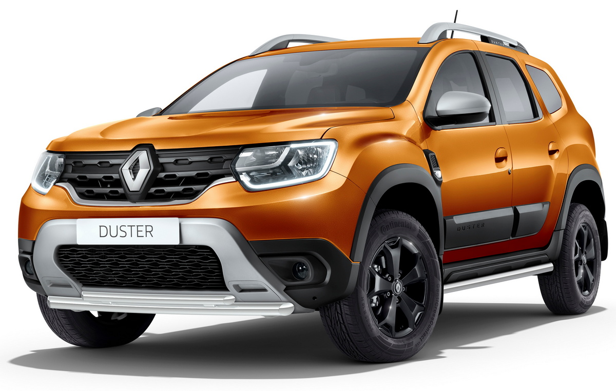 фото Защита переднего бампера d57+d42 rival для renault duster ii 2021-н.в., r.4706.001