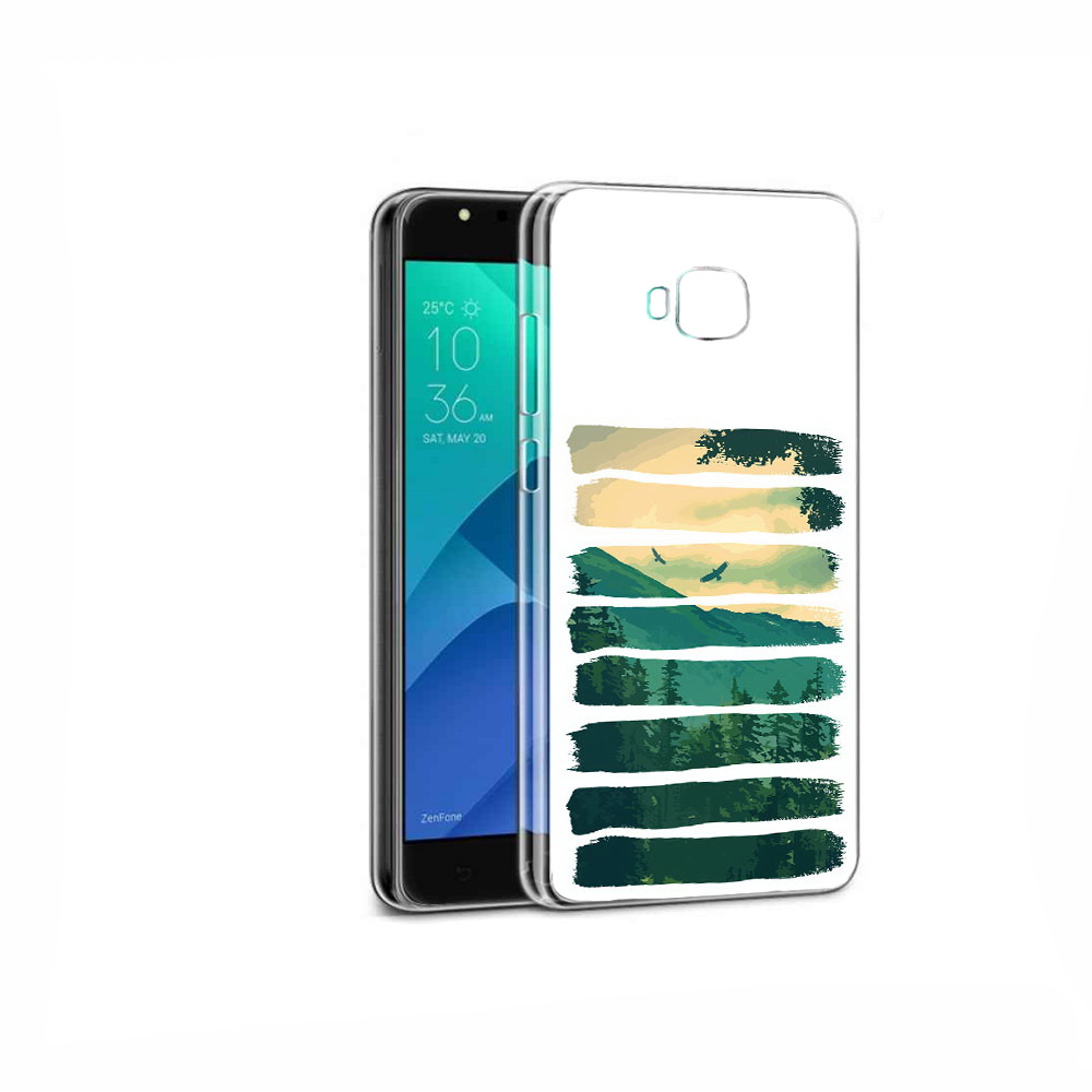 

Чехол MyPads Tocco для Asus ZenFone 4 Selfie Лесная чаща, Прозрачный, Tocco