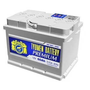 

Аккумулятор Tyumen Premium 60 Ач 540А низкий прям. пол.