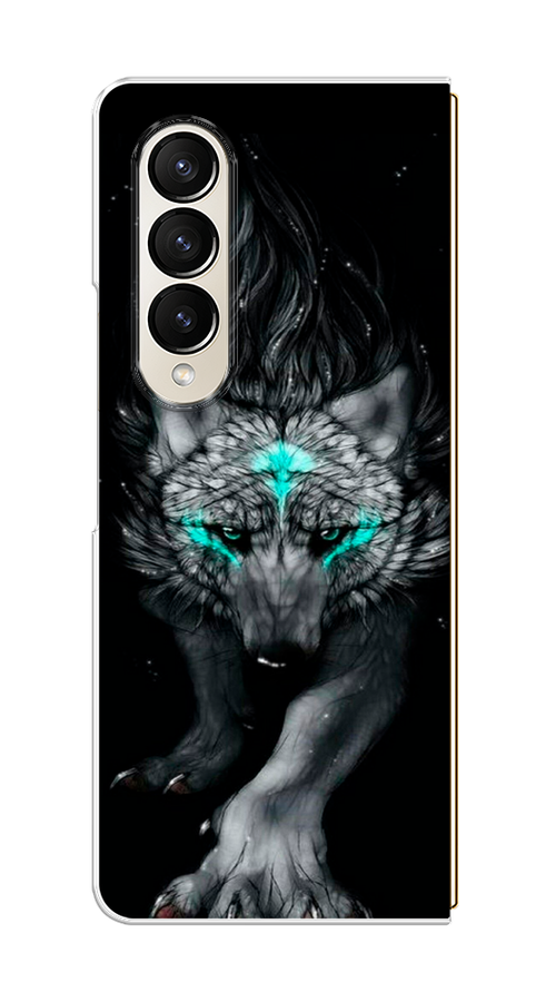 

Чехол Awog на Samsung Galaxy Z Fold 4 "Волшебный волк", Черный;серый, 2106950-1