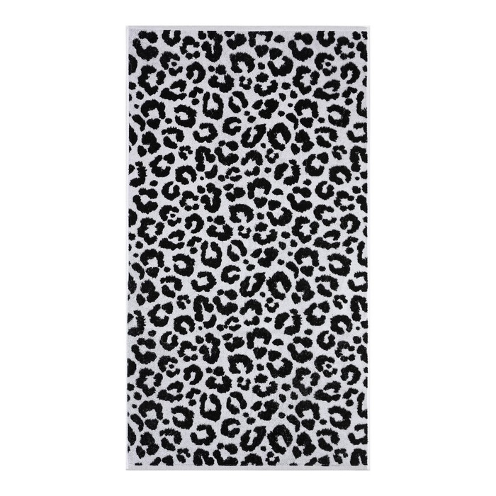 

Полотенце махровое Этель "Leopard", цвет чёрный, 70х130 см, 100% хлопок, 420 гр/м2