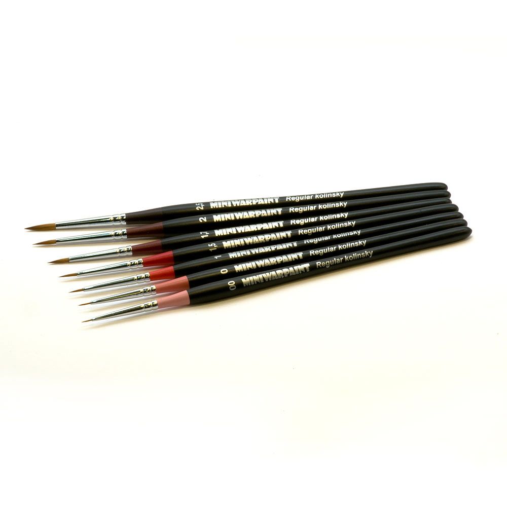

Набор кистей MiniWarPaint серия Regular T-106
