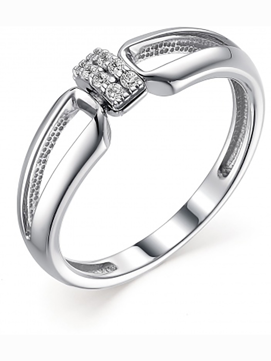 

Кольцо с 10 фианитами из серебра р. 17 Алкор серебро 01-1803_00КЦ-00, 01-1803_00КЦ-00