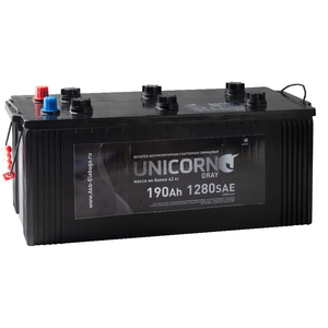 

Аккумулятор Unicorn Grey 190 Ач 1280А евро