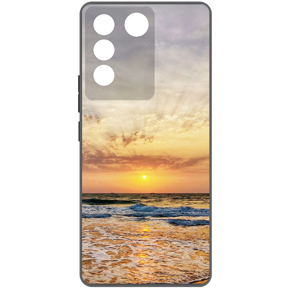 

Чехол-накладка Krutoff Soft Case Индия, Пляжи Гоа для Vivo V27e черный