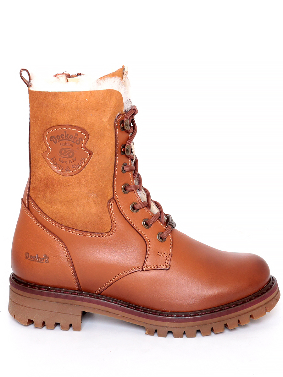 

Ботинки женские Dockers 26647 коричневые 40 RU, Коричневый, 26647