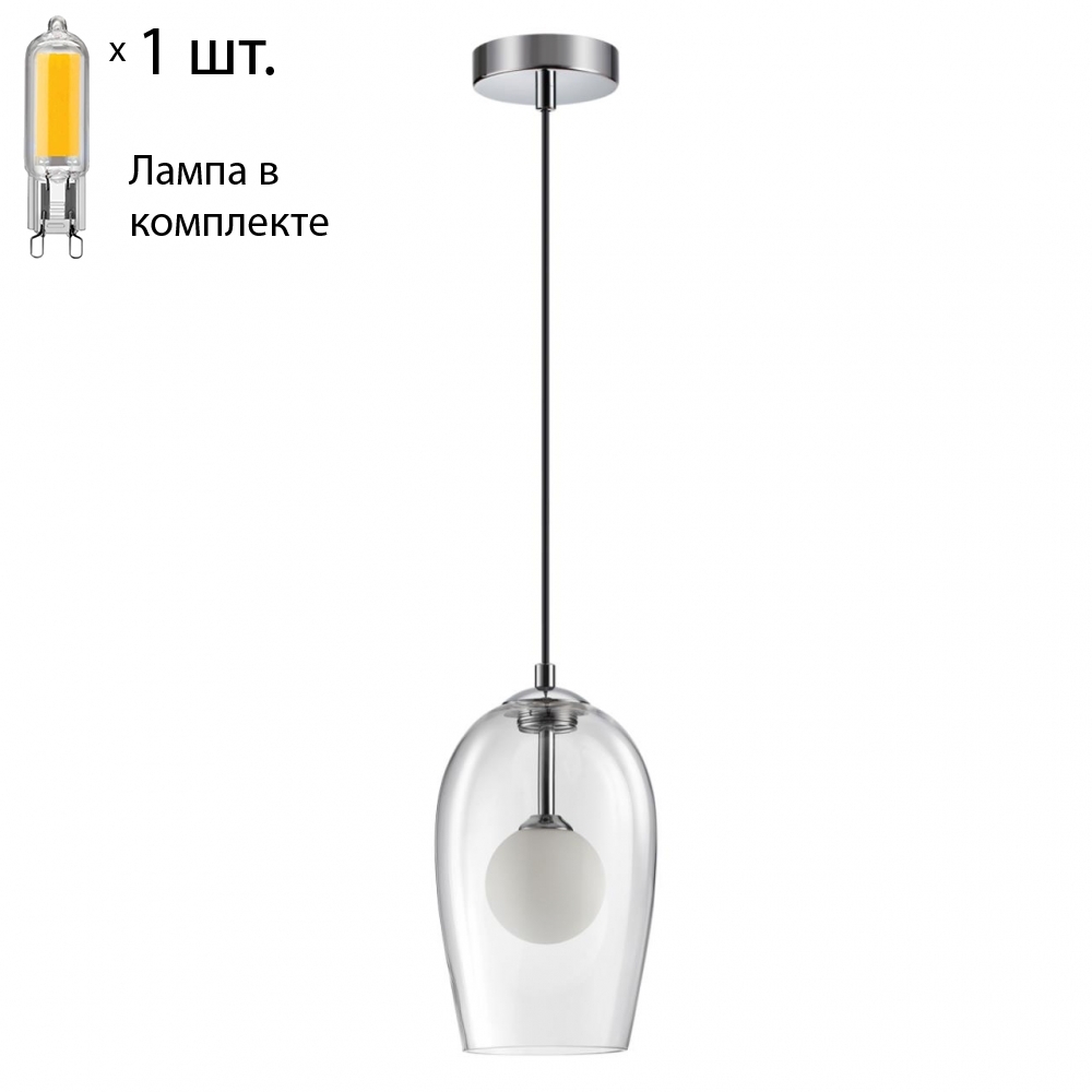 

Подвесной светильник с лампочкой Lostar Odeon Light Lostar 4952/1+Lamps G9
