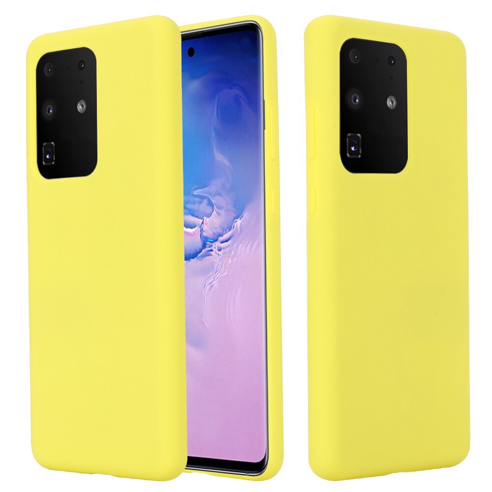 

Чехол силиконовый для Samsung S20 Ultra / S11 Plus Original Series солнечно-желтый, Samsung S20 Ultra / S11 Plus