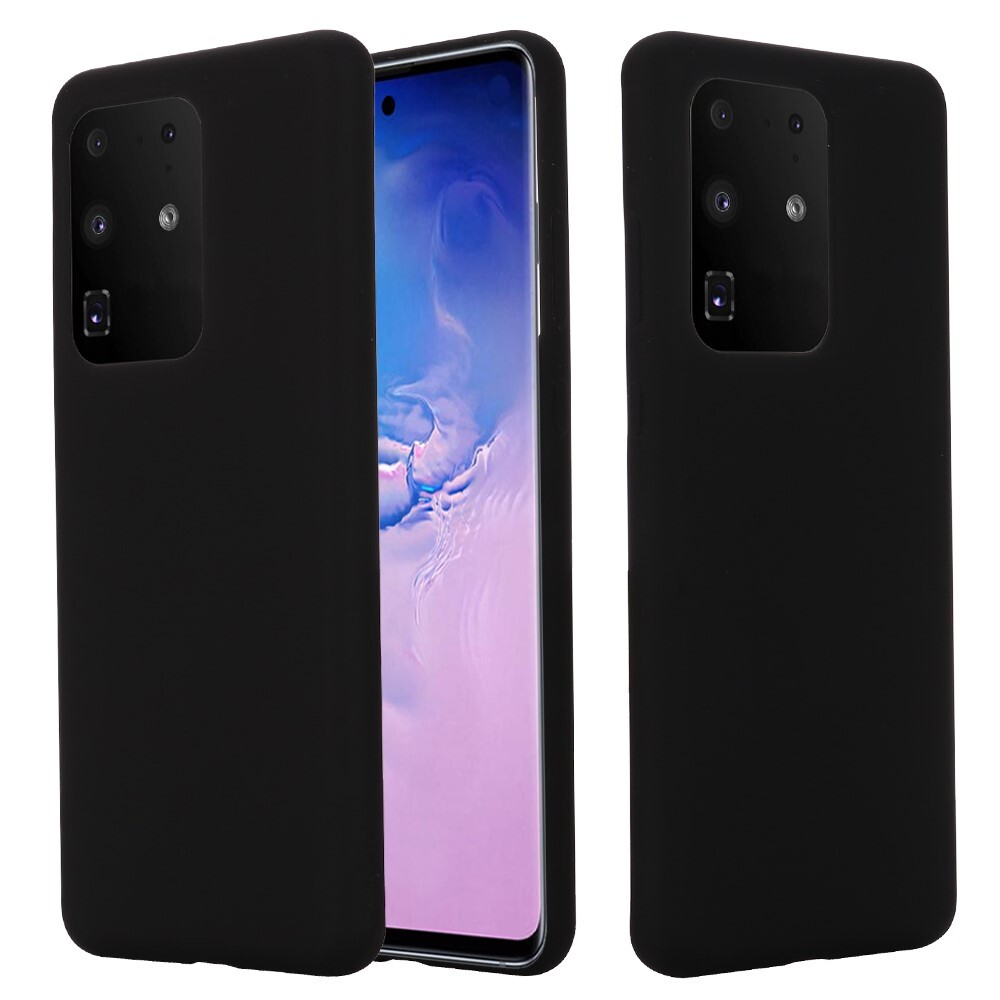 

Чехол силиконовый для Samsung S20 Ultra / S11 Plus Original Series черный, Samsung S20 Ultra / S11 Plus