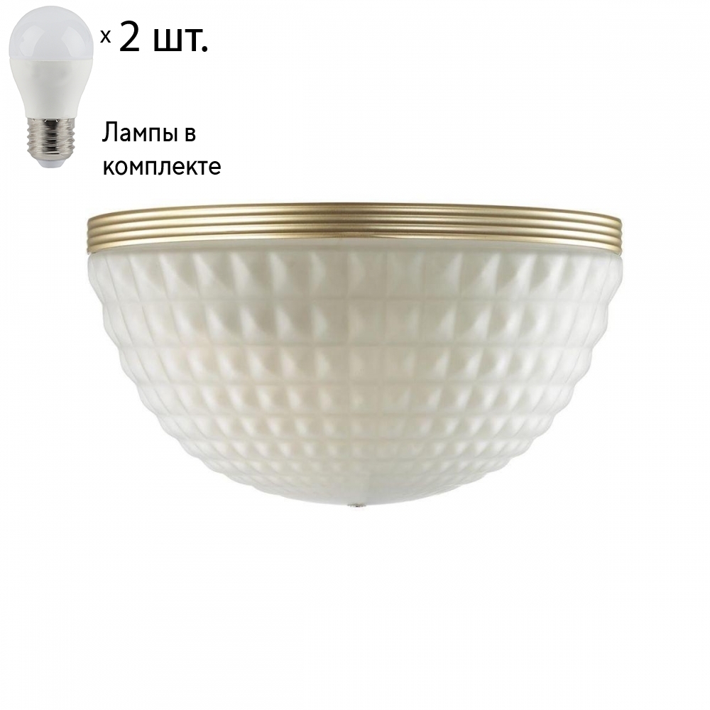 

Настенный светильник Odeon Light Malaga с лампочками 4936/1W+Lamps E27 P45