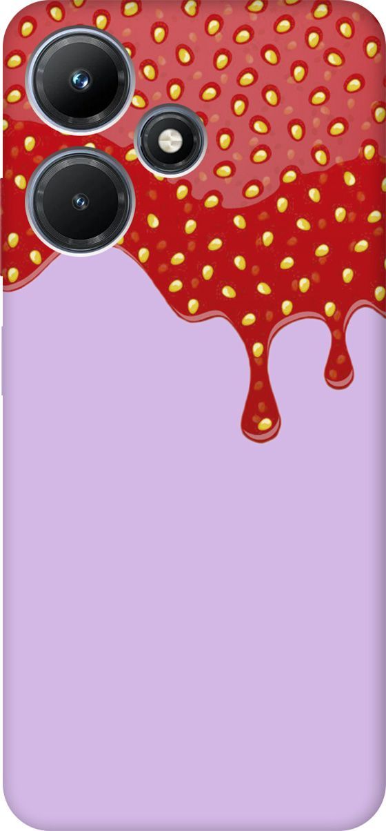 

Чехол на Infinix Hot 30i "Jam" сиреневый, Фиолетовый;розовый, 159422