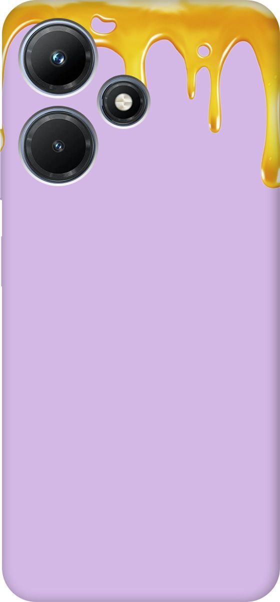 

Чехол на Infinix Hot 30i "Honey" сиреневый, Фиолетовый;оранжевый, 159422
