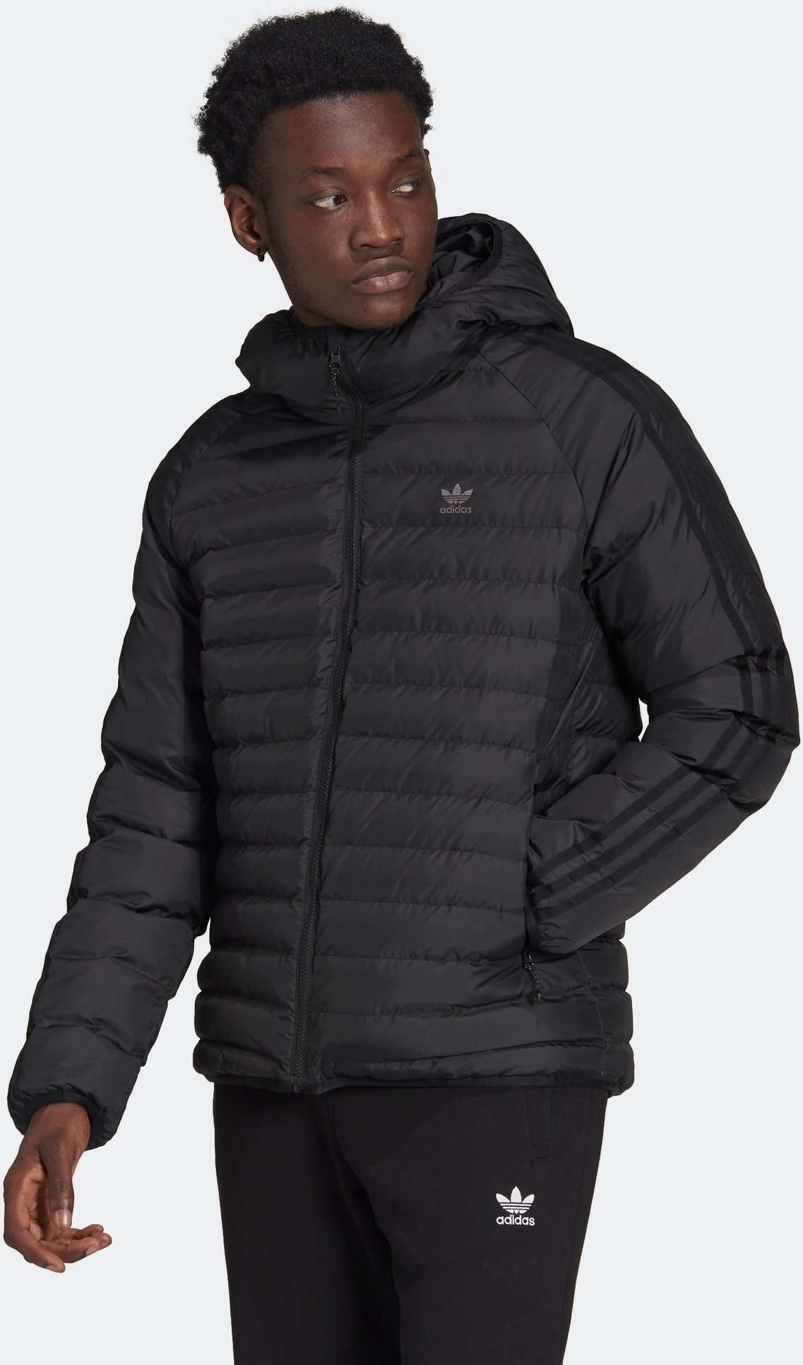 

Куртка мужская Adidas JACKET PADDED черная XS, Черный, JACKET PADDED