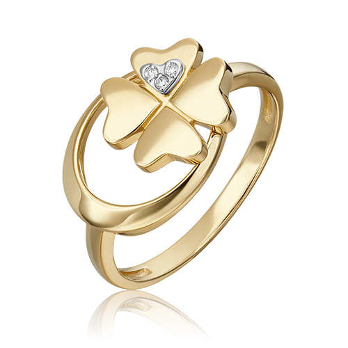 

Кольцо из комбинированного золота с бриллиантом р. 17 PLATINA jewelry 01-5498-00-101-1121, 01-5498-00-101-1121