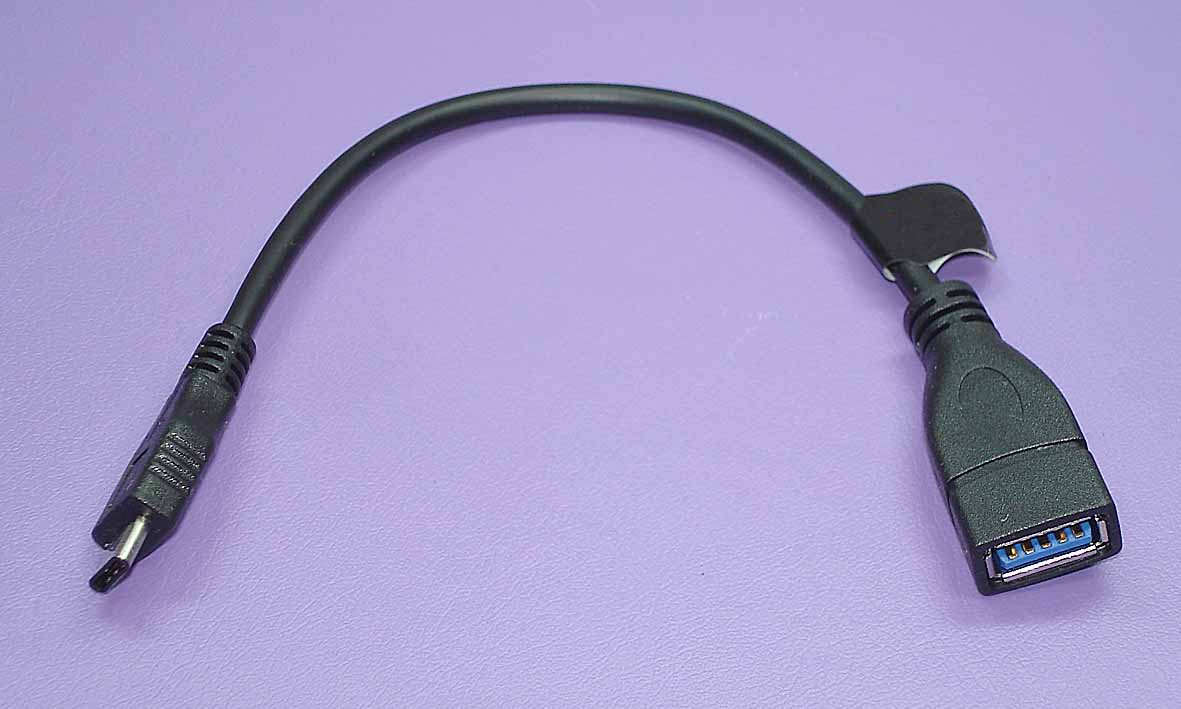 

Кабель AI-TCOTG для зарядки и синхронизации Type C на USB 3.0 AF (OTG) черный