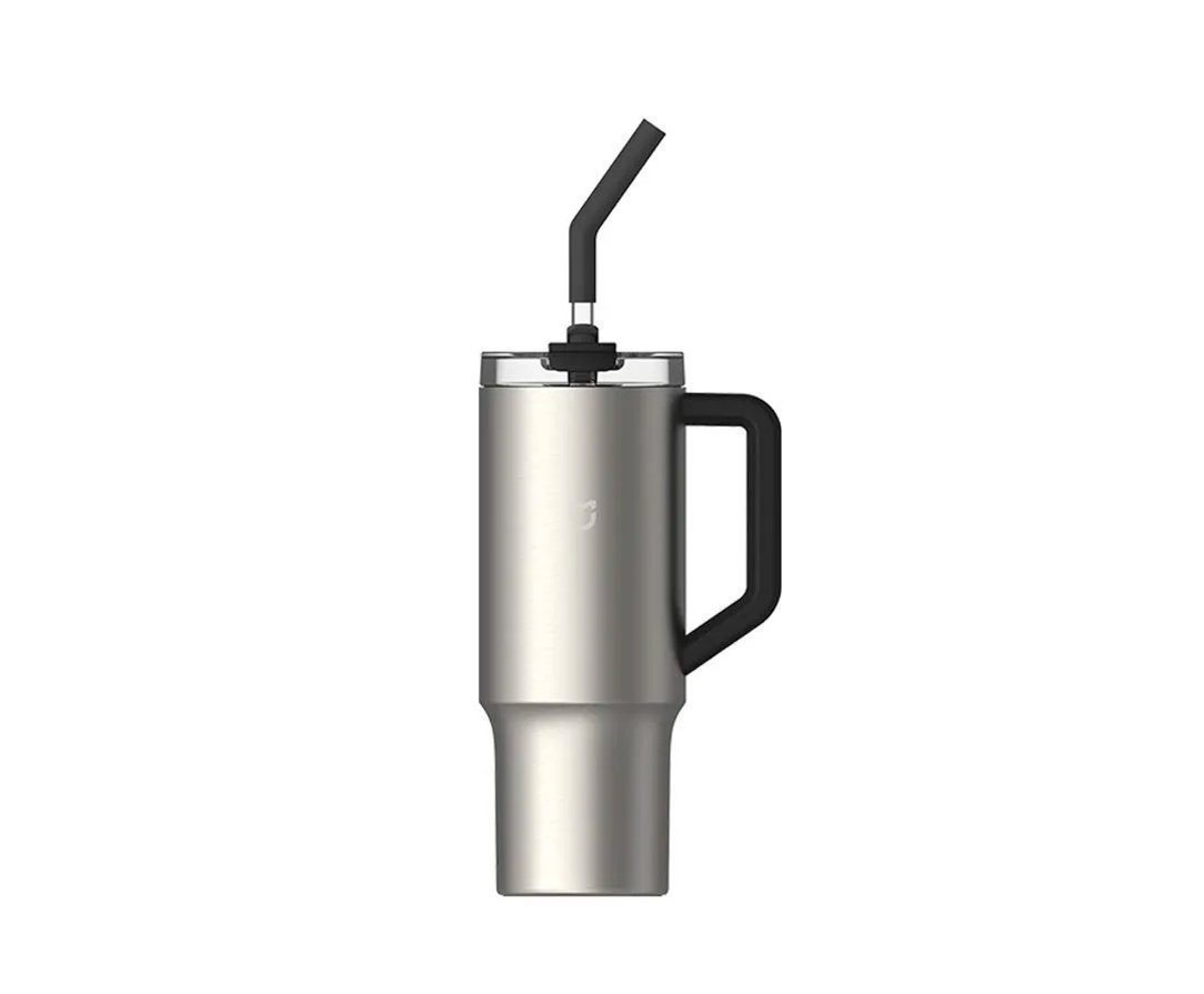 

Термокружка большая Xiaomi Mijia Sippy Cup 1L MJXGB01RM Metallic Grey, Серебристый, MJXGB01RM