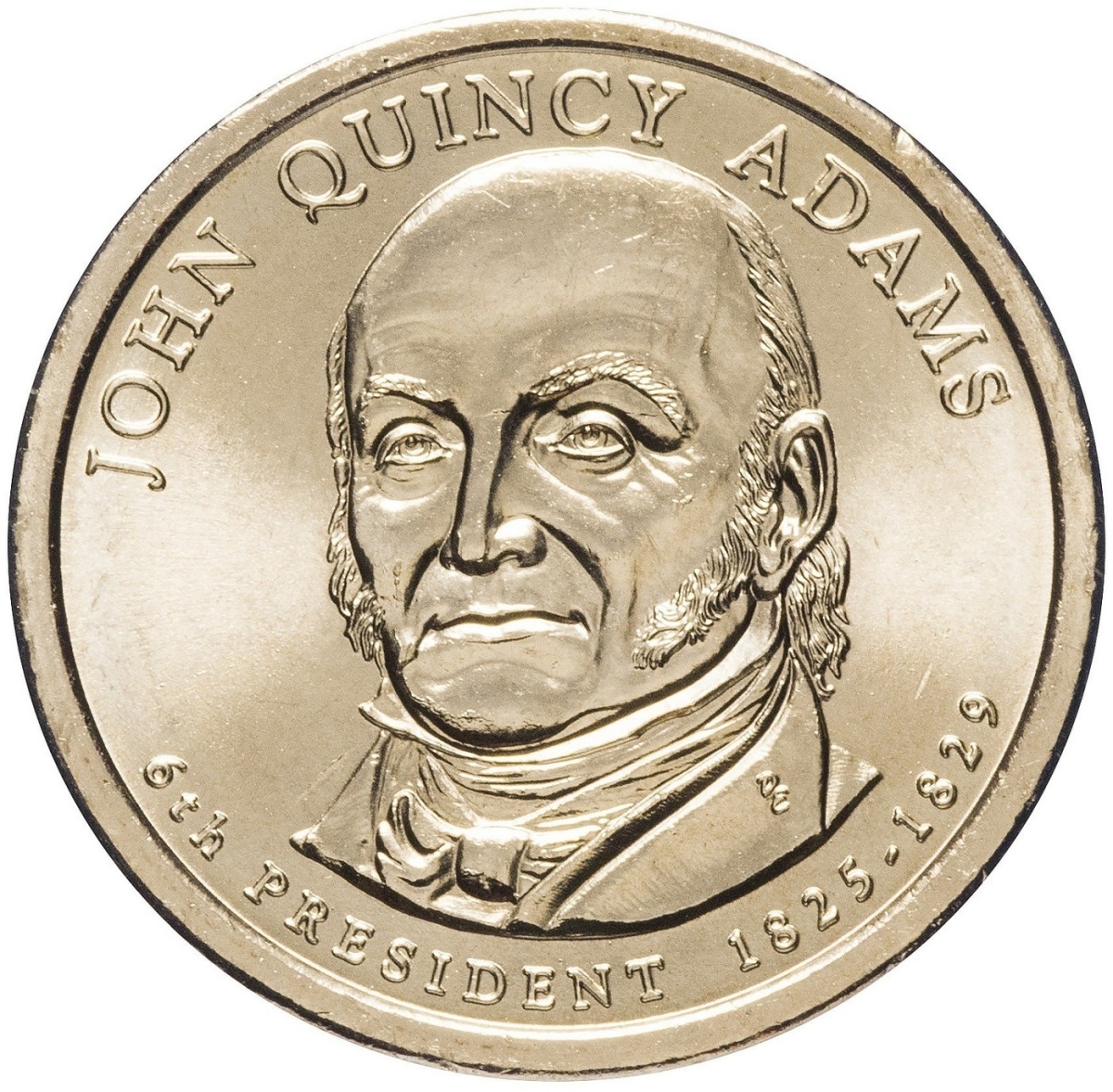 

Памятная монета 1 доллар Джон Куинси Адамс. Президенты США. США, 2008 г. в. (из мешка)