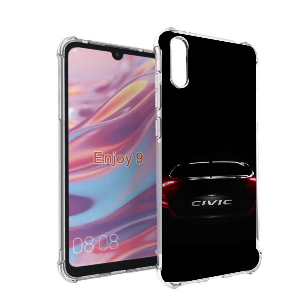 

Чехол бампер MyPads honda хонда 2 для Huawei Enjoy 9, Прозрачный, Tocco