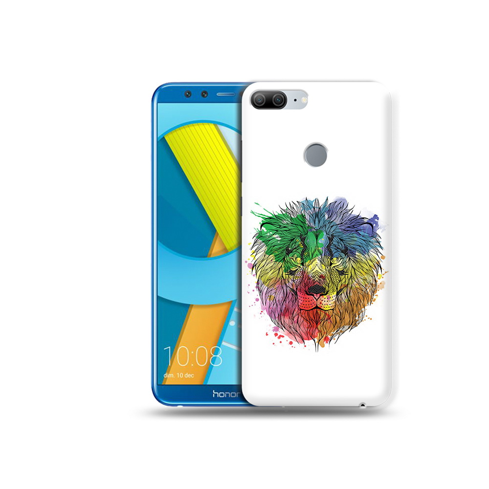 

Чехол MyPads Tocco для Huawei Honor 9 Lite разноцветный гордый лев (PT117118.56.573), Прозрачный, Tocco