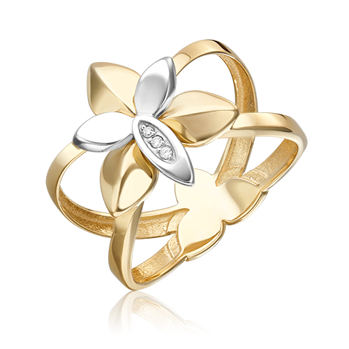 

Кольцо из золота с бриллиантом р. 18,5 PLATINA jewelry 01-5603-00-101-1121, 01-5603-00-101-1121