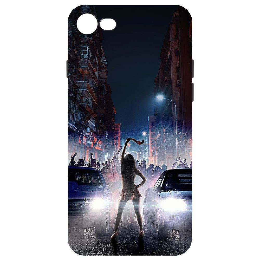 

Чехол-накладка Krutoff Soft Case Форсаж. Стритрейсинг для iPhone SE 2020 черный