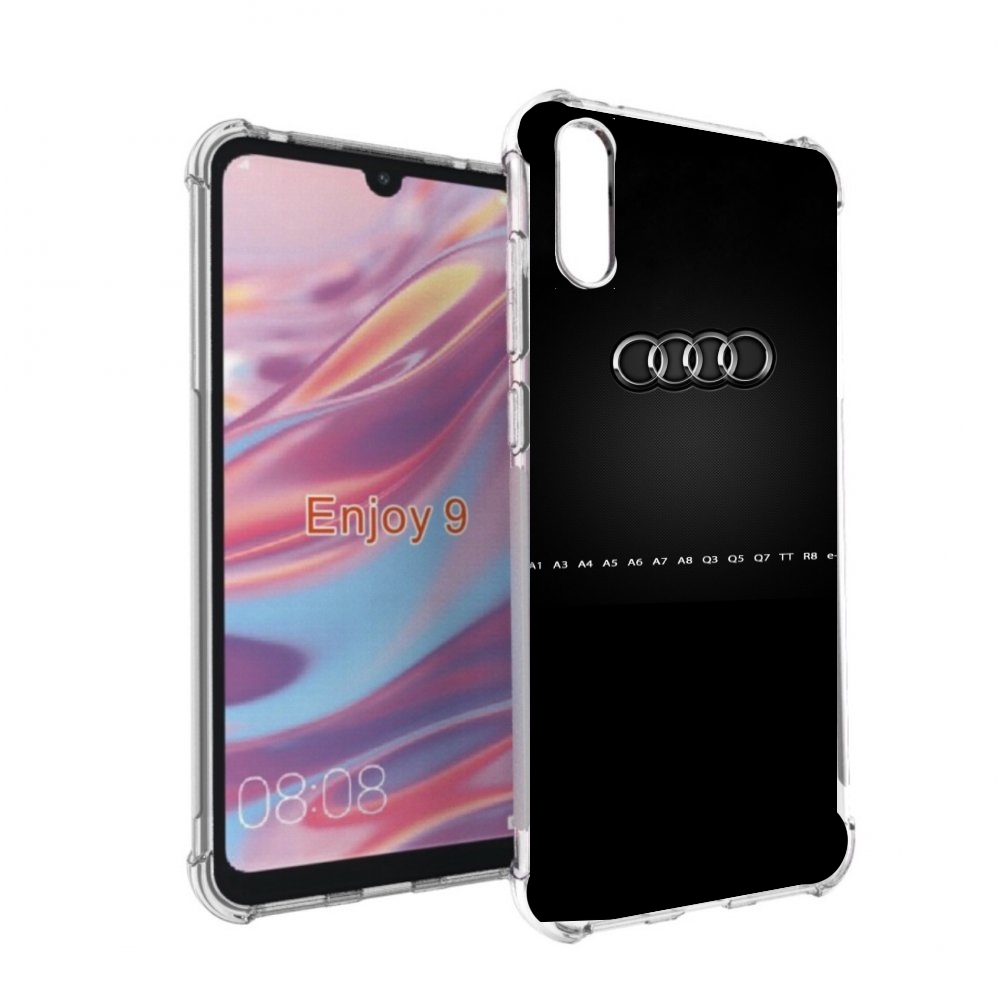 

Чехол бампер MyPads audi ауди 1 мужской для Huawei Enjoy 9, Прозрачный, Tocco