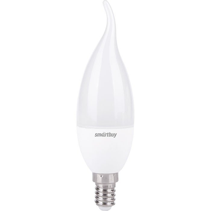 фото Светодиодная матовая лампа (led) свеча на ветру smart buy sbl-c37can-9_5-60k-e14