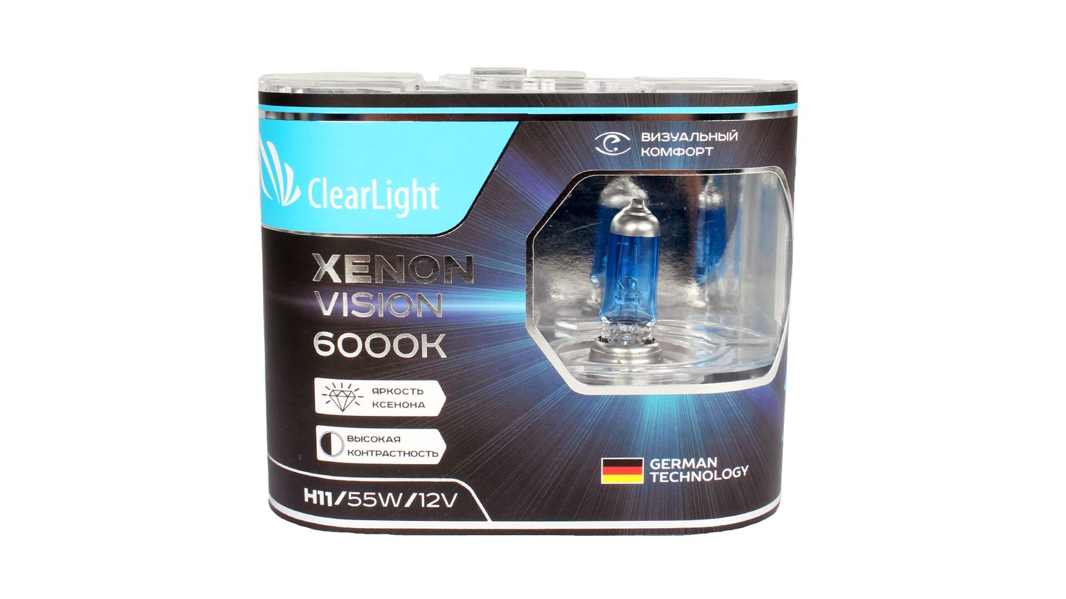 фото Лампа галогеновая h11 xenonvision (2шт) clearlight