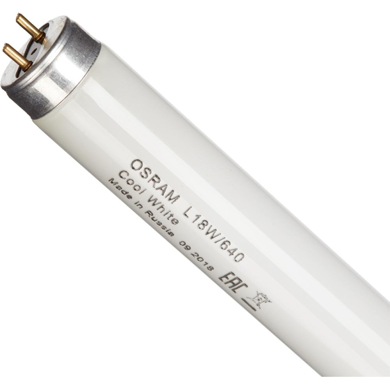

Электрическая лампа Osram люминесц. L 18W/640 G13 4000К хол.бел. 25шт/уп.
