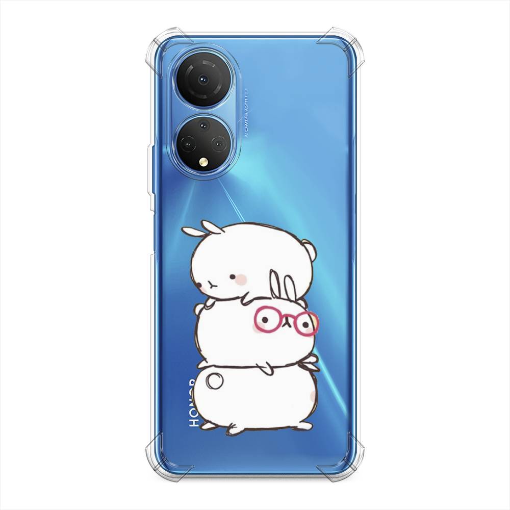 

Чехол Awog на Honor X7 2022 "Бутерброд", Розовый, 6108851-1