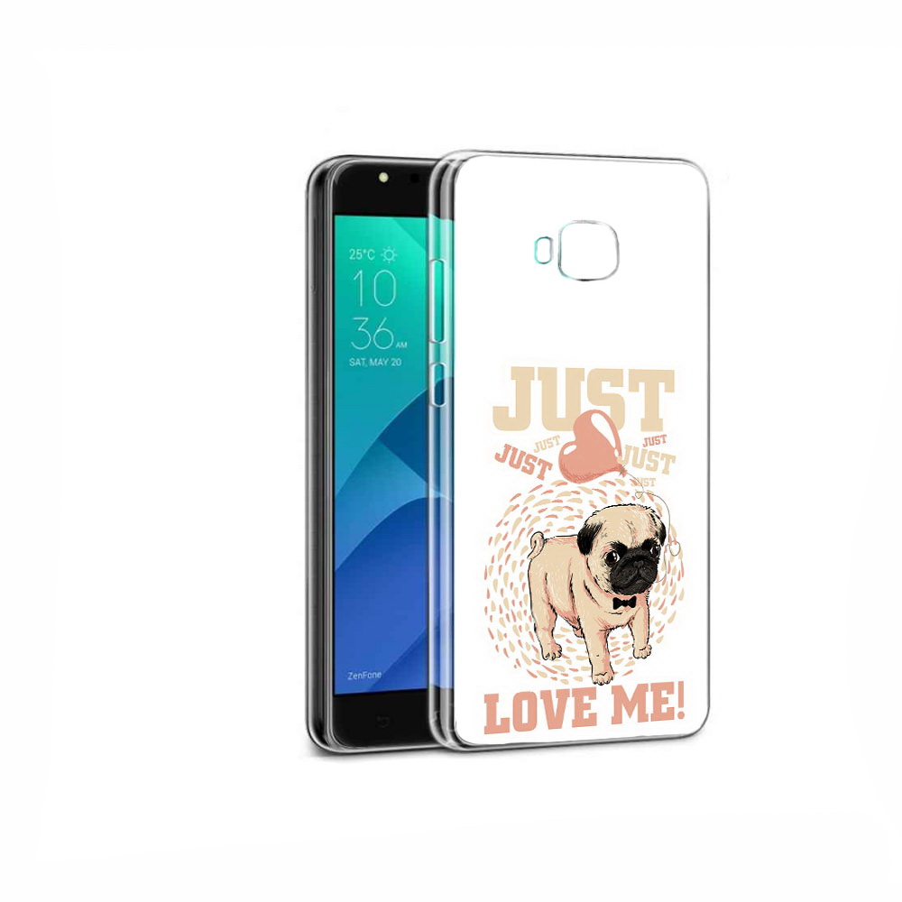 

Чехол MyPads Tocco для Asus ZenFone 4 Selfie Люби меня, Прозрачный, Tocco