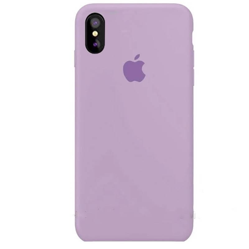 

Чехол для iPhone XS Max Silicone 360 светло-фиолетовый